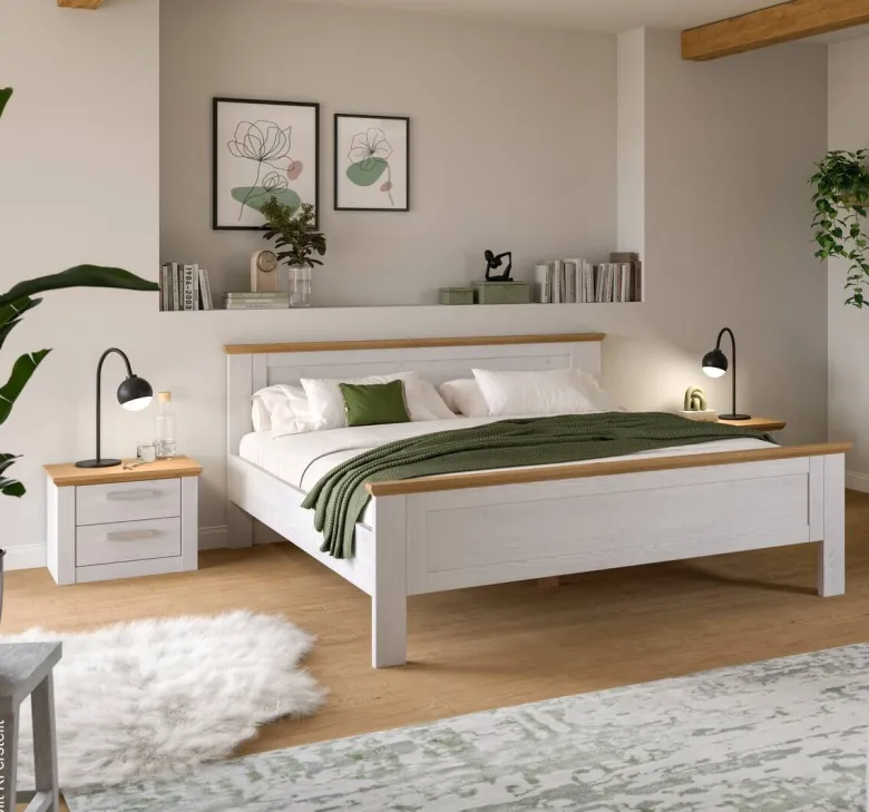 Bettanlage VERONA Sibiu Lärche Nachbildung Eiche Artisan Nachbildung