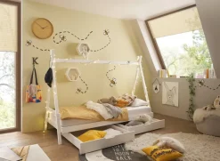 Bett Sora weiß Liegefläche B/L: ca. 90x200 cm
