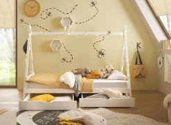 Bett Sora weiß Liegefläche B/L: ca. 90x200 cm
