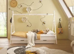 Bett Sora weiß Liegefläche B/L: ca. 90x200 cm