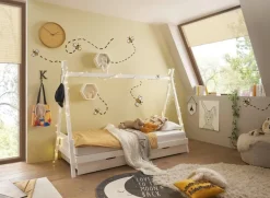 Bett Sora weiß Liegefläche B/L: ca. 90x200 cm