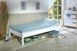 Bett Vilmar weiß Liegefläche B/L: ca. 90x200 cm