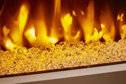 BHP Elektrischer-Kamin BG00678 weiß MDF Metall B/H/T: ca. 120x64x27 cm