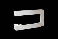 BHP Elektrischer-Kamin BG00678 weiß MDF Metall B/H/T: ca. 120x64x27 cm