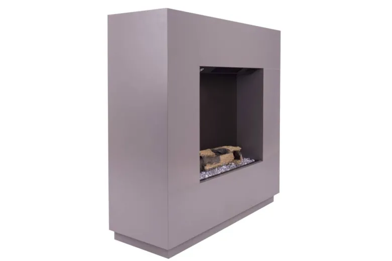 BHP Elektrischer-Kamin ESKE BG00752-14 dunkelgrau MDF B/H/T: ca. 80x76x26 cm ca. 1500 W