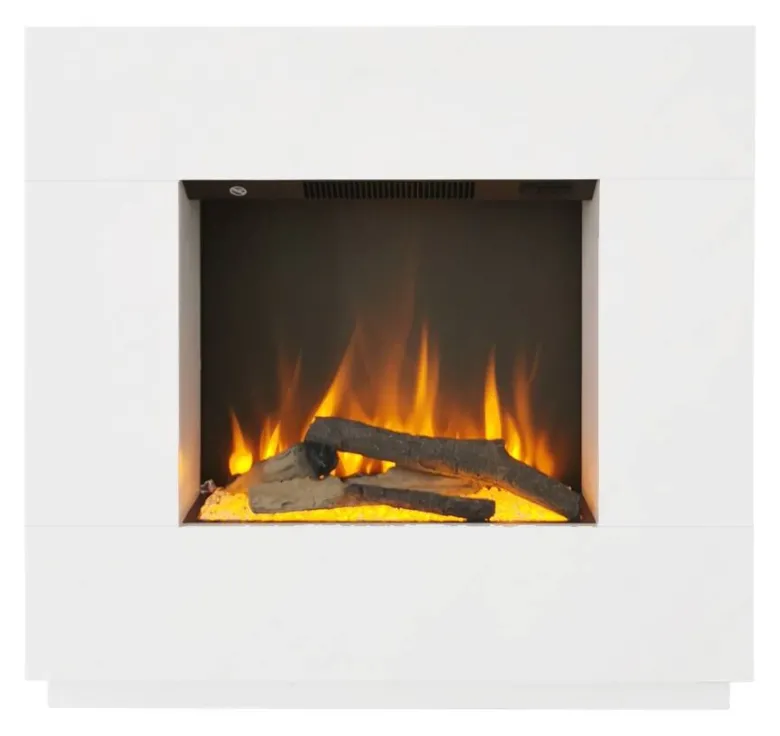 BHP Elektrischer-Kamin ESPEN BG00752 weiß MDF B/H/T: ca. 80x76x26 cm ca. 1500 W