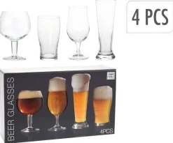 Biergläserset transparent