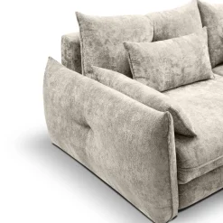 Big Sofa Delphine pearl Microfaser B/H/T: ca. 246x74x119 cm