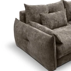 Big Sofa Delphine taupe Microfaser B/H/T: ca. 246x74x119 cm