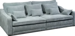 Big Sofa Evora mint Microfaser B/H/T: ca. 276x71x137 cm