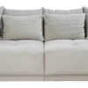 Big Sofa Greige Microfaser B/H/T: ca. 298x80x135 cm