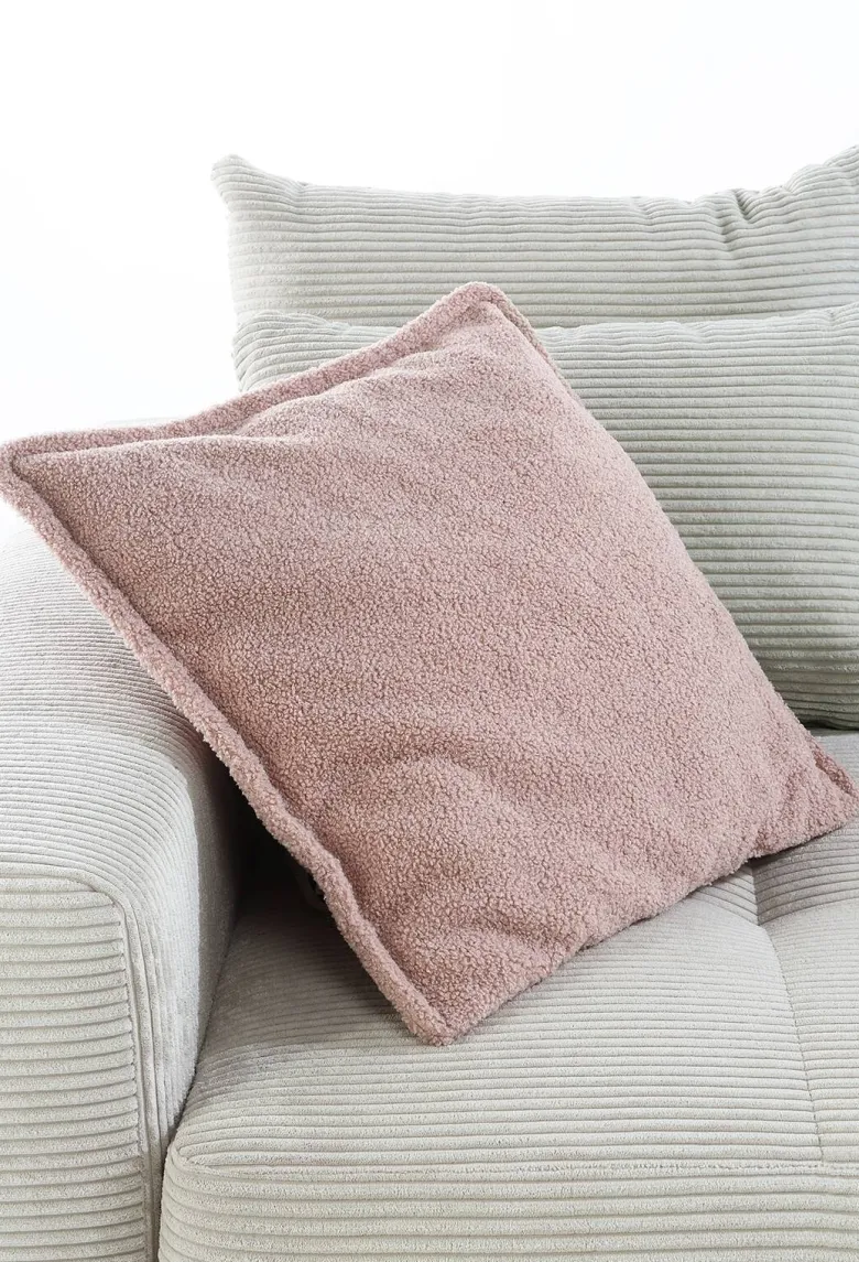 Big Sofa Greige Microfaser B/H/T: ca. 298x80x135 cm