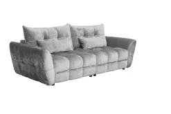 Big Sofa Moma hellgrau Microfaser B/H/T: ca. 250x97x120 cm