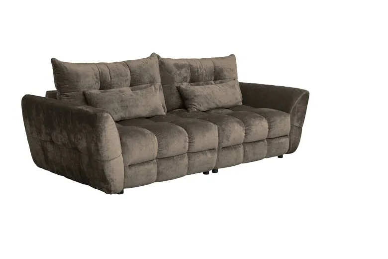 Big Sofa Moma Mocca Microfaser B/H/T: ca. 250x97x120 cm