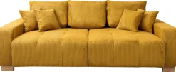 Big Sofa senf Microfaser B/H/T: ca. 248x80x114 cm