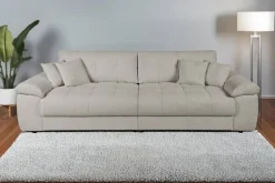 Big Sofa Tema graubraun Microfaser B/H/T: ca. 278x89x116 cm