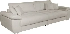 Big Sofa Tema graubraun Microfaser B/H/T: ca. 278x89x116 cm
