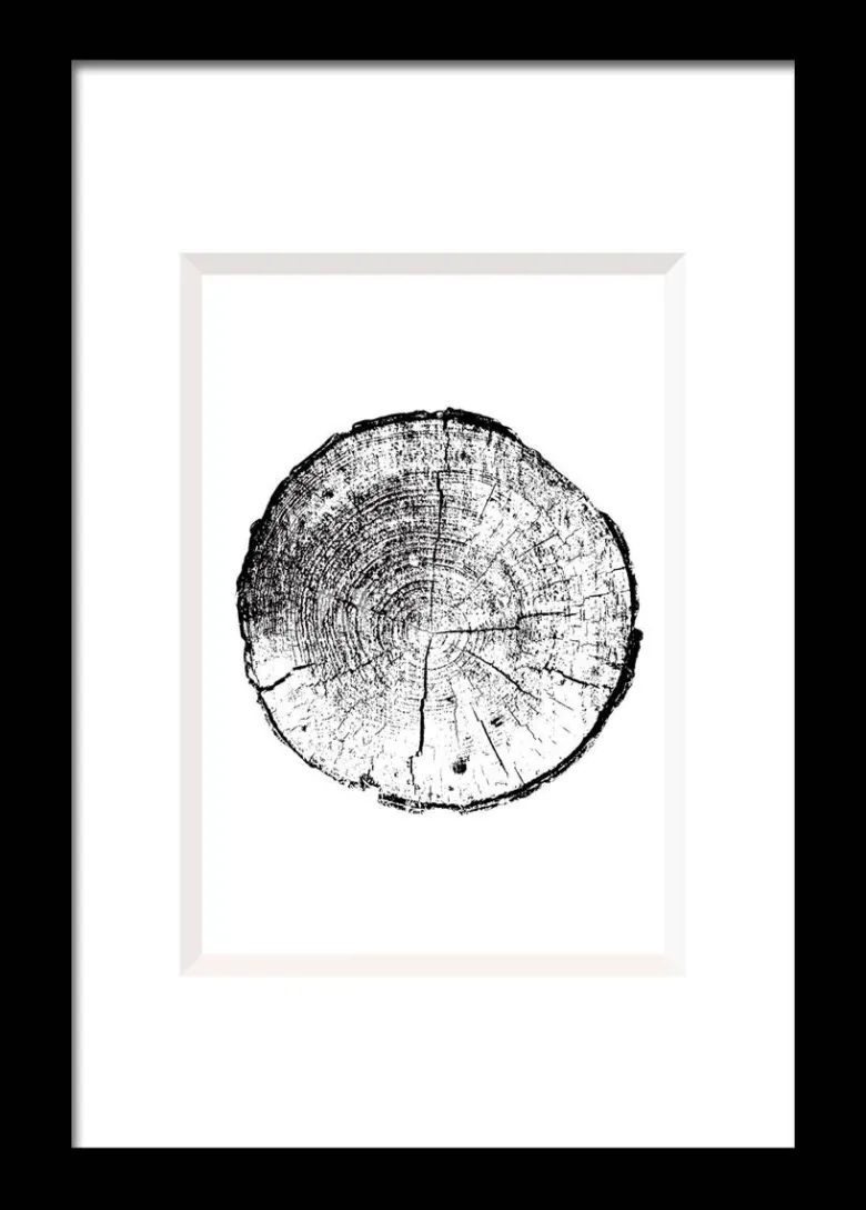 Bilderrahmen schwarz Holz B/L: ca. 10x15 cm