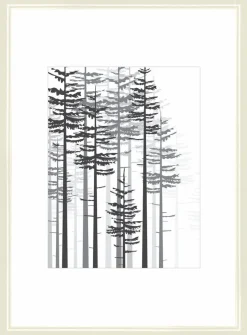 Bilderrahmen weiß Holz B/H/L: ca. 21x29,7x2 cm