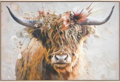 Bilder Tiere B/H/L: ca. 78x3,8x118 cm