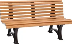 Blome-Tillmann Gartenbank Helgoland braun Kunststoff B/H/L: ca. 150x80x64 cm