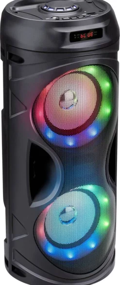 Bluetooth-Lautsprecher schwarz B/H/L: ca. 18,9x41,5x19 cm