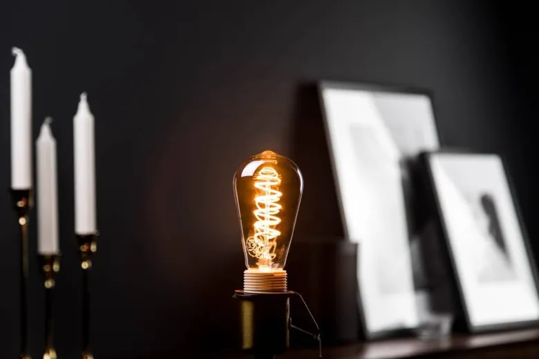 Blulaxa LED-Leuchtmittel Edison Filamentlampe Vintage 49074 E27