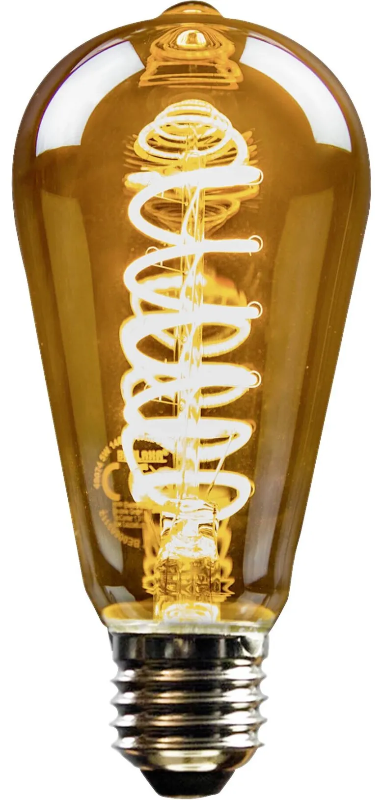Blulaxa LED-Leuchtmittel Edison Filamentlampe Vintage 49074 E27