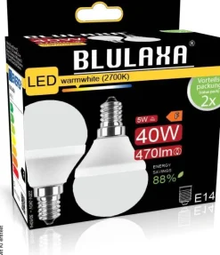 Blulaxa LED-Leuchtmittel 48951 2er Pack E14