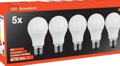 Blulaxa LED-Leuchtmittel 49231 5er Pack E27