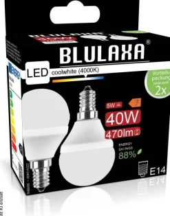 Blulaxa LED-Leuchtmittel 49794 2er Pack E14