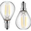 Blulaxa LED-Leuchtmittel Filamentlampe 49798 2er Pack E14