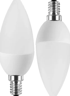 Blulaxa LED-Leuchtmittel Kerzenlampe 47989 2er Pack E14