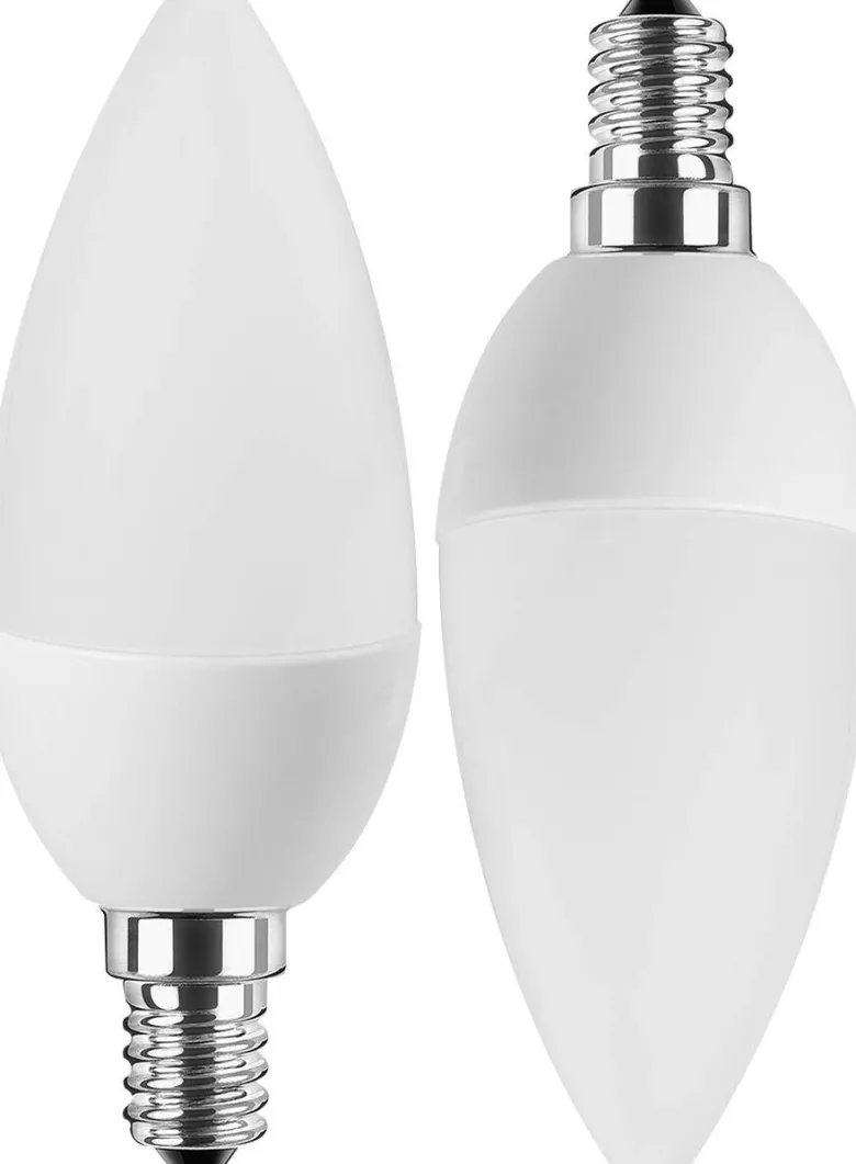 Blulaxa LED-Leuchtmittel Kerzenlampe 47989 2er Pack E14