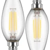 Blulaxa LED-Leuchtmittel Kerzenlampe Filamentlampe 49801 2er Pack E14