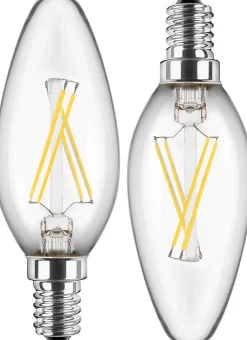 Blulaxa LED-Leuchtmittel Kerzenlampe Filamentlampe 49060 2er Pack E14