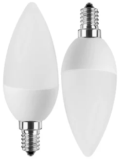 Blulaxa LED-Leuchtmittel Kerzenlampe 48949 2er Pack E14