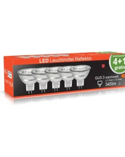 Blulaxa LED-Leuchtmittel Reflektorlampe 5er Pack GU5.3