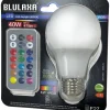 Blulaxa LED-Leuchtmittel RGB + CW dimmbar mit Fernbedienung 50985 E27
