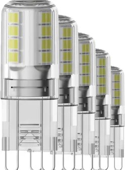 Blulaxa LED-Leuchtmittel Stiftsockellampe 5er Pack G9