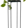 Blumensäule Tim schwarz lackiert Metall H/D: ca. 80x24,5 cm