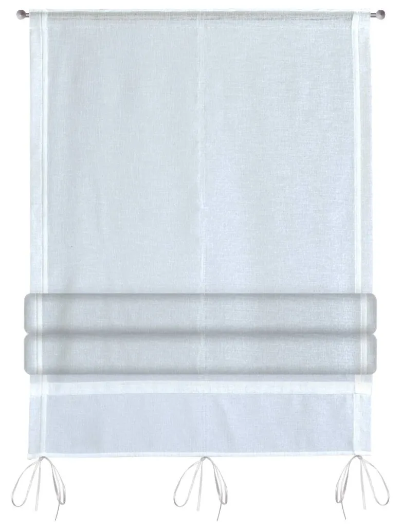 Bändchenrollo Fabienne offwhite B/L: ca. 120x140 cm