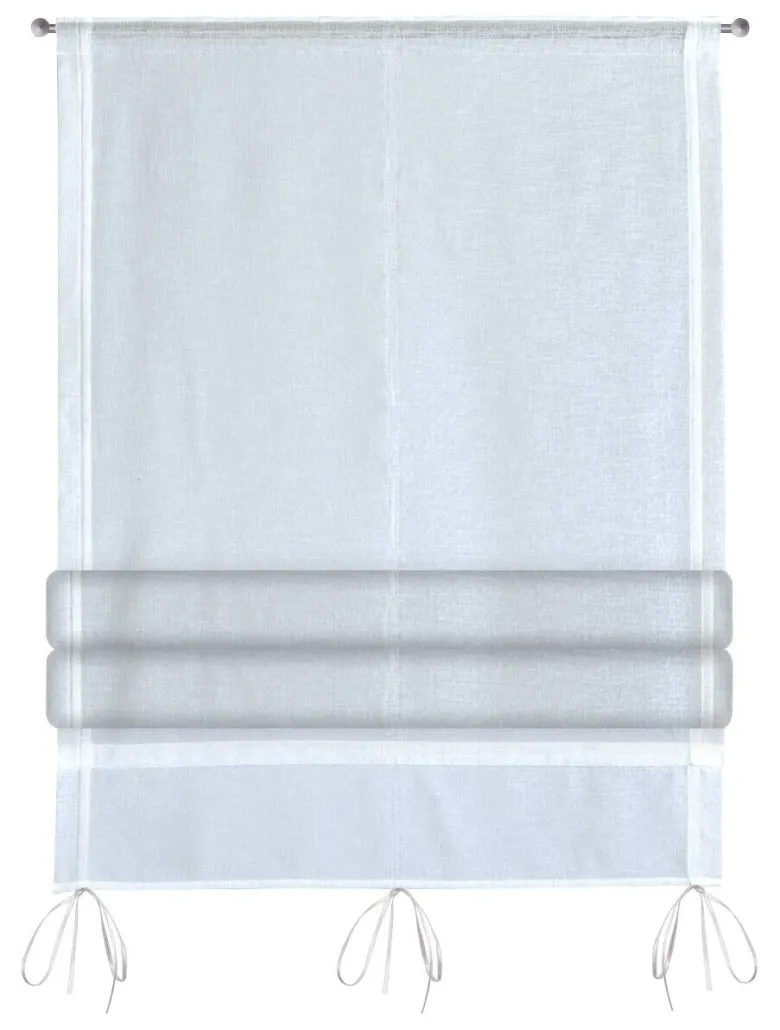 Bändchenrollo Fabienne offwhite B/L: ca. 60x140 cm