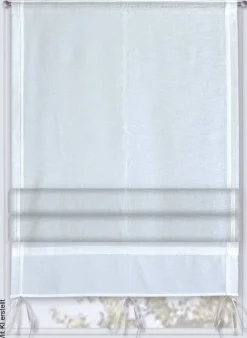 Bändchenrollo Fabienne offwhite B/L: ca. 80x140 cm