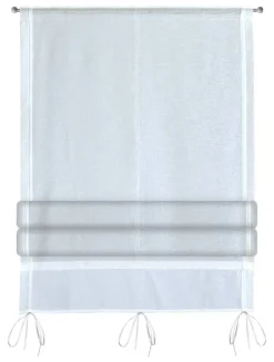 Bändchenrollo Fabienne offwhite B/L: ca. 80x140 cm
