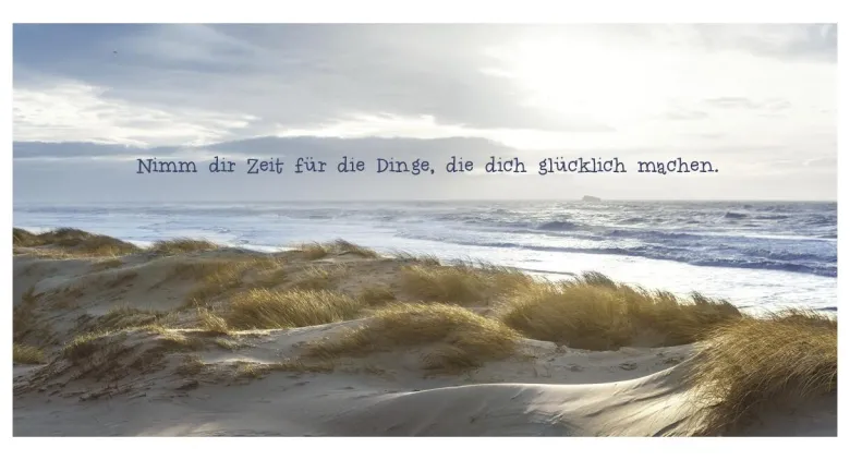Bönninghoff Keilrahmenbild Spruch B/L: ca. 20x40 cm