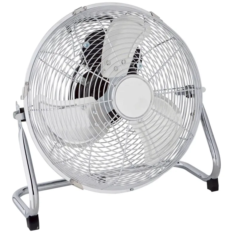 Bodenventilator TX-12F Chrom Metall D: ca. 40 cm