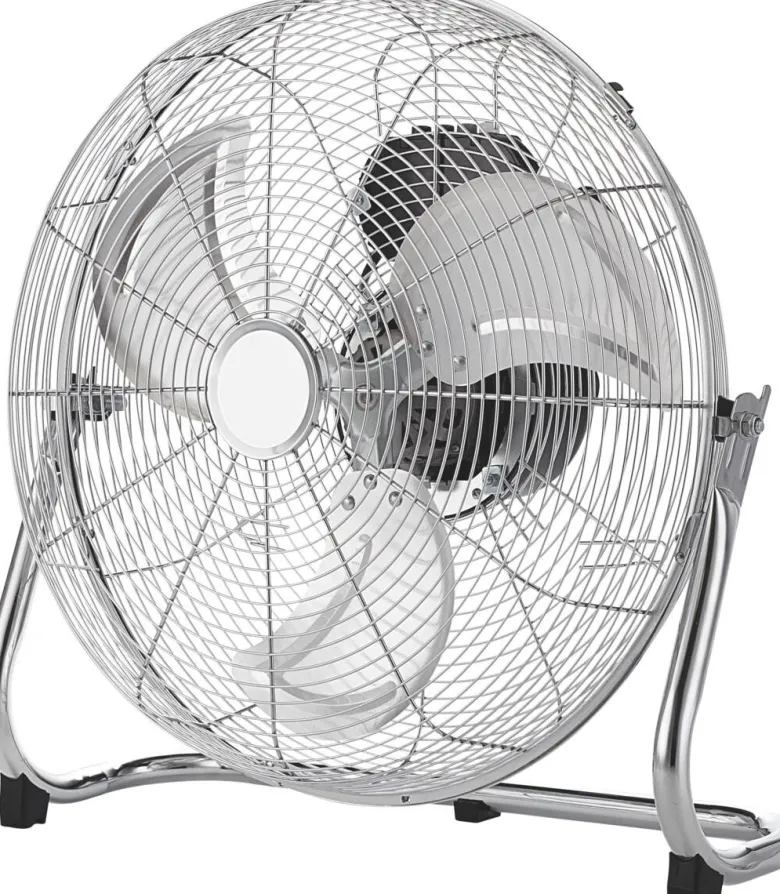 Bodenventilator TX-12F Chrom Metall D: ca. 40 cm