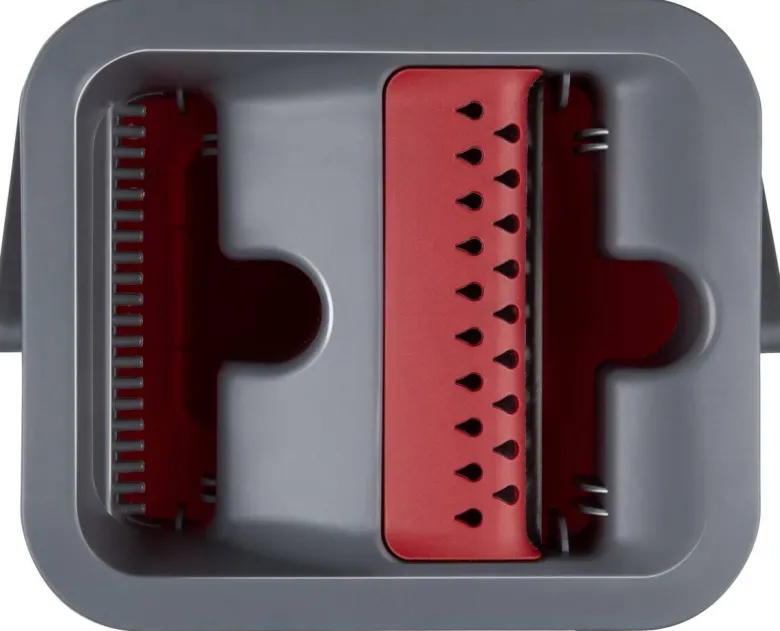 Bodenwischer rot B/H/L: ca. 19x117x12 cm