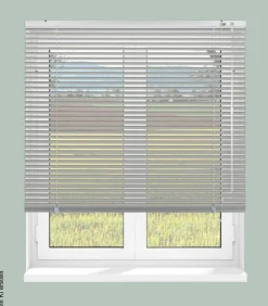 Boviva Alu-Jalousie silber B/L: ca. 60x175 cm